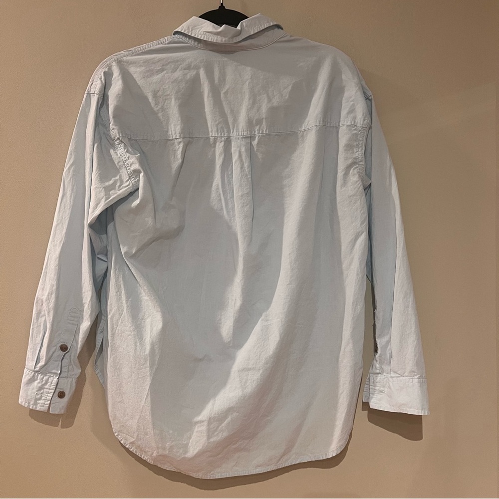 Universal Thread Light Blue Button Down Top - Picture 3 of 6